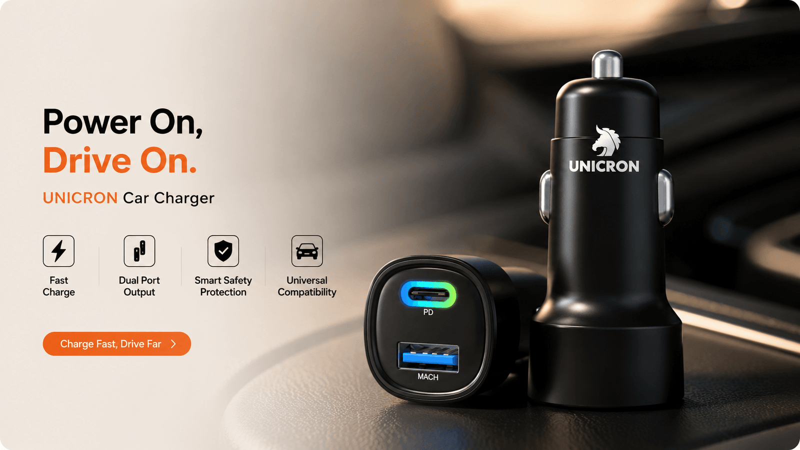 Fast Car Charger Adapter